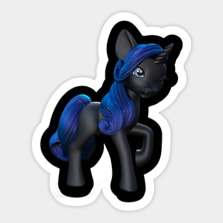 Black Magic Unicorn Sticker